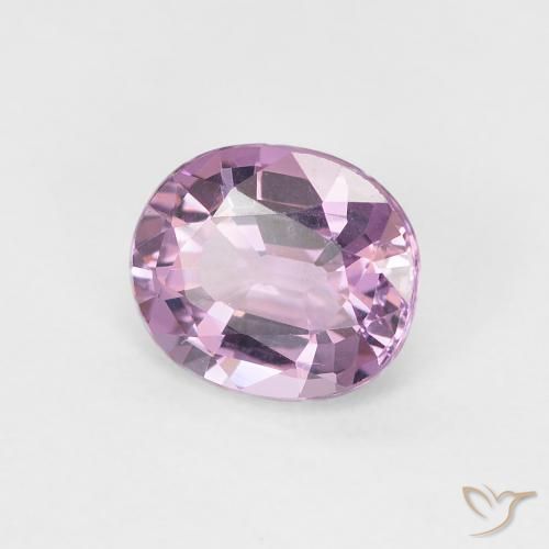 Espinela Púrpura claro natural de 1.04 ct, Ovalada, VVS-VS