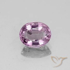 1.39ct Natural Púrpura-rojo claro espinela, Ovalada, VVS-VS, Photo A
