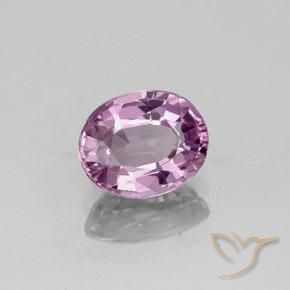 Espinela Púrpura-rojo claro natural de 1.39 ct, Ovalada, VVS-VS