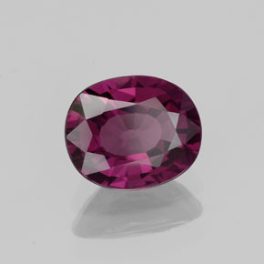 Espinela rosa natural de 1,25 ct, corte óvalo, VVS