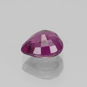 Espinela rosa natural de 1,17 ct, en forma de pera, VS