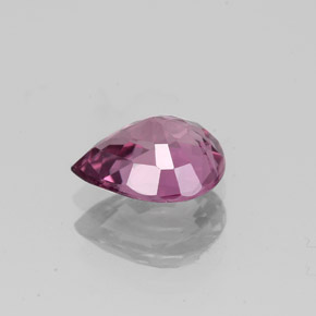 Espinela rosa natural de 1,20 ct, en forma de pera, VS