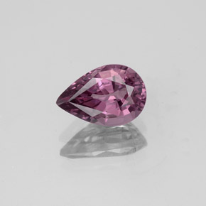 Espinela rosa natural de 1,42 ct, en forma de pera, VS