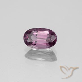 Espinela Tono rojo frambuesa natural de 1.20 ct, Ovalada, VVS-VS