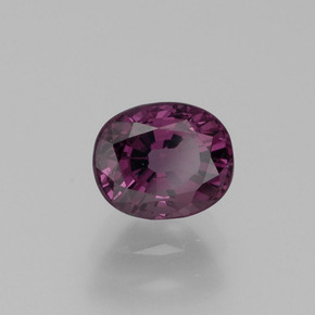 Espinela púrpura natural de 1,19 ct, corte óvalo, VVS