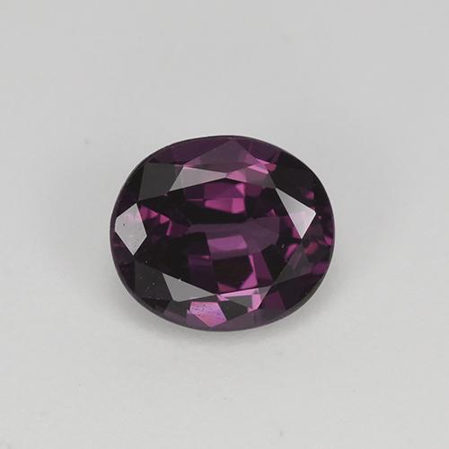 Espinela púrpura natural de 1,13 ct, corte óvalo, VS