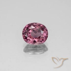 1.41ct Natural Púrpura medio espinela, Ovalada, VS