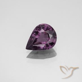 1.34ct Natural Púrpura uva espinela, En forma de pera, VS, Photo A