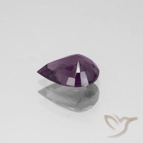 Espinela Púrpura uva natural de 1.34 ct, En forma de pera, VS
