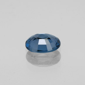 Espinela azul natural de 0,83 ct, corte óvalo, VVS-VS