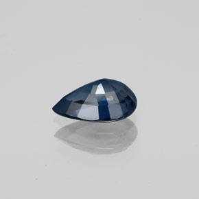 Espinela azul natural de 0,95 ct, en forma de pera, SI