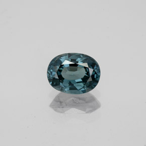 Espinela verde natural de 0,99 ct, corte óvalo, VS-SI