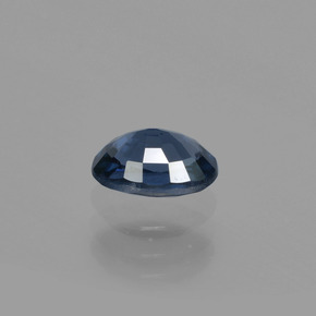 Espinela azul natural de 0,74 ct, corte óvalo, VS