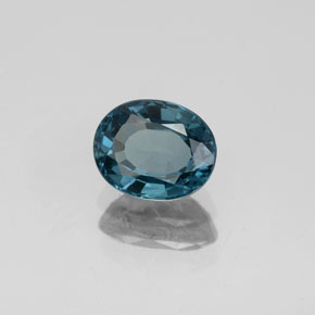 Espinela azul natural de 1,37 ct, corte óvalo, VVS-VS