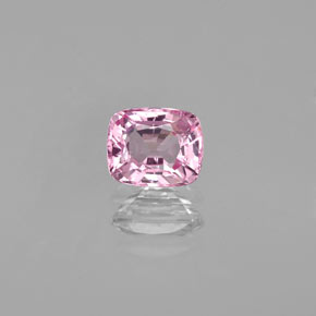 Espinela rosa natural de 0,73 ct, corte cojín, VS-SI