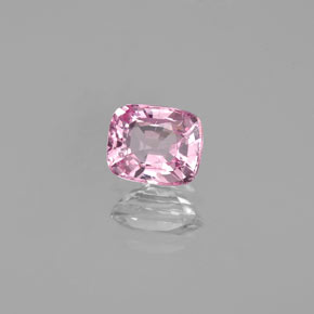 Espinela rosa natural de 0,73 ct, corte cojín, VS-SI