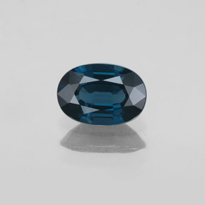 Espinela azul natural de 1,14 ct, corte óvalo, VS-SI
