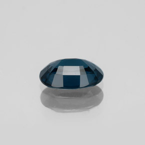 Espinela azul natural de 1,14 ct, corte óvalo, VS-SI