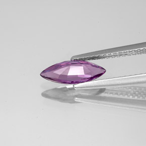 Espinela violeta natural de 1,01 ct, marquesa, VS