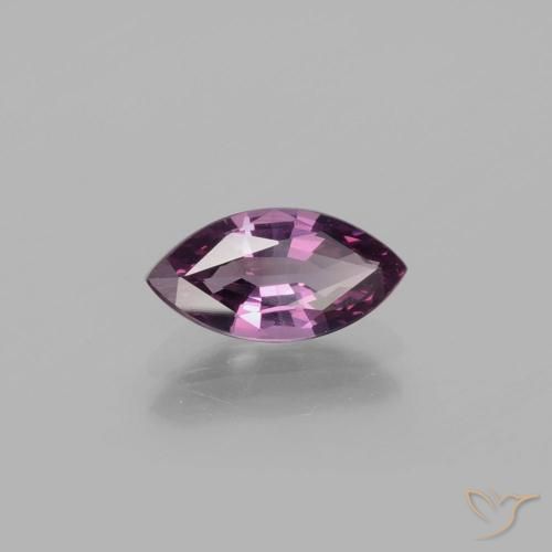 Espinela Púrpura oscuro natural de 1.27 ct, Marquesa, VS