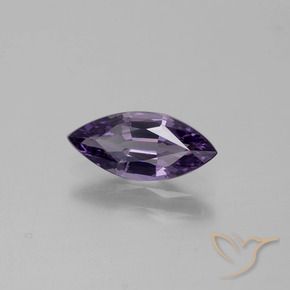 Espinela violeta natural de 0,98 ct, marquesa, VVS-VS