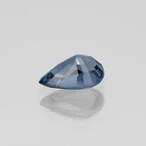 Espinela azul natural de 1,29 ct, en forma de pera, VS