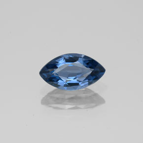 Espinela azul natural de 0,98 ct, marquesa, VS-SI