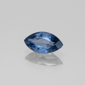 Espinela azul natural de 0,98 ct, marquesa, VS-SI