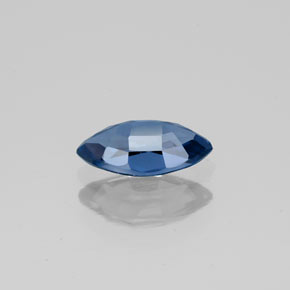 Espinela azul natural de 0,98 ct, marquesa, VS-SI