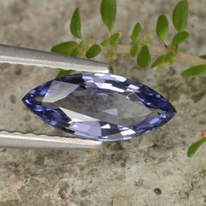 Espinela violeta natural de 0,86 ct, marquesa, VS-SI