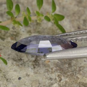 Espinela violeta natural de 0,86 ct, marquesa, VS-SI