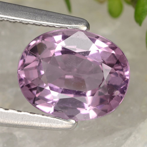 Espinela púrpura natural de 1,33 ct, corte óvalo, VS
