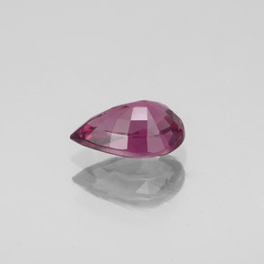 Espinela violeta natural de 1,08 ct, en forma de pera, VS