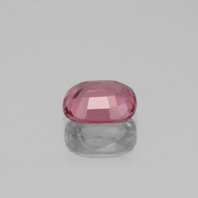 Espinela rojo natural de 1,19 ct, corte cojín, VS