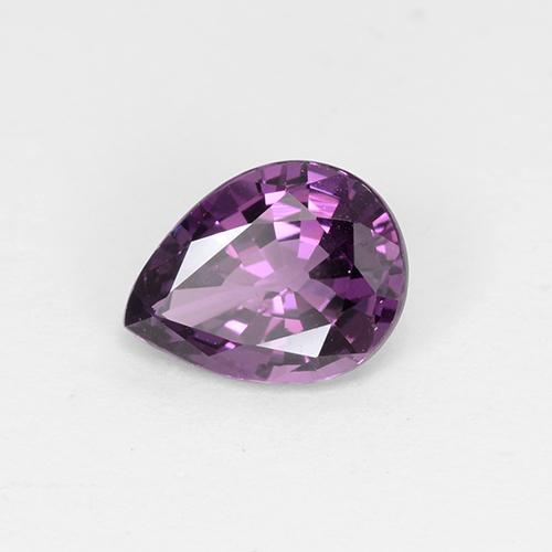 Espinela púrpura natural de 1,02 ct, en forma de pera, VS