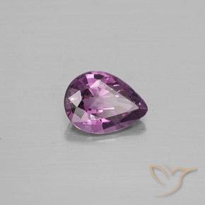 Espinela Púrpura claro medio natural de 1.00 ct, En forma de pera, VS