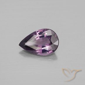 Espinela Púrpura medio natural de 1.12 ct, En forma de pera, VS