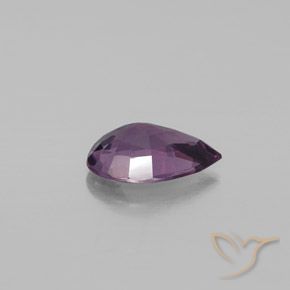 Espinela Púrpura medio natural de 1.12 ct, En forma de pera, VS