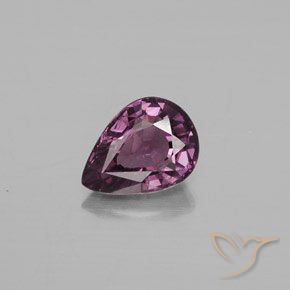 1.33ct Natural Púrpura oscuro espinela, En forma de pera, VVS, Photo A