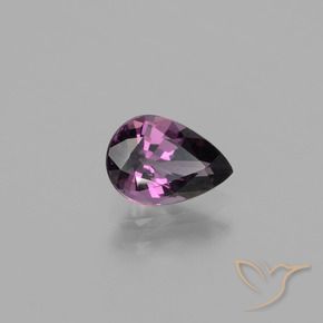 Espinela púrpura natural de 1,00 ct, en forma de pera, VVS