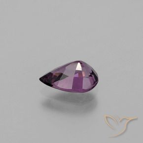 Espinela púrpura natural de 1,00 ct, en forma de pera, VVS