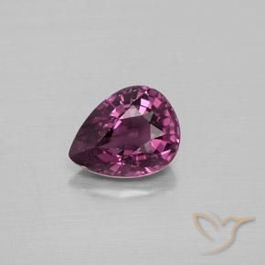 Espinela púrpura natural de 1,29 ct, en forma de pera, VS