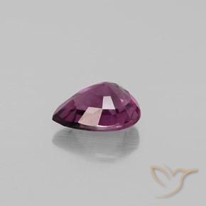 Espinela púrpura natural de 1,29 ct, en forma de pera, VS