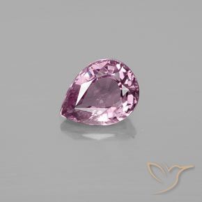 1.15ct Natural Púrpura gris Espinela, En forma de pera, VS