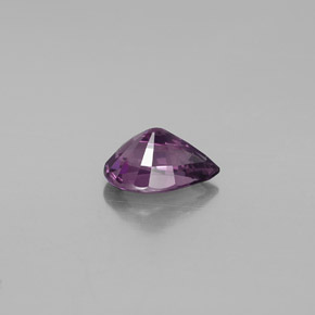 Espinela púrpura natural de 1,28 ct, en forma de pera, VVS