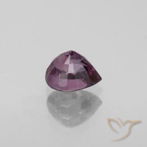 Espinela Púrpura oscuro natural de 1.06 ct, En forma de pera, VVS-VS