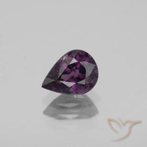 1.07ct Natural Púrpura oscuro espinela, En forma de pera, VVS-VS, Photo A