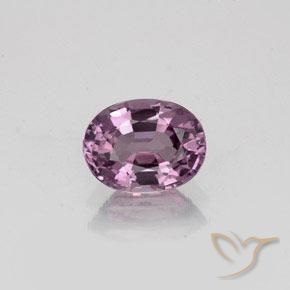 0.99ct Natural Púrpura claro espinela, Ovalada, VVS