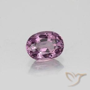 Espinela Púrpura claro natural de 0.99 ct, Ovalada, VVS