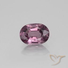 0.91ct Natural Púrpura oscuro medio espinela, Ovalada, VVS
